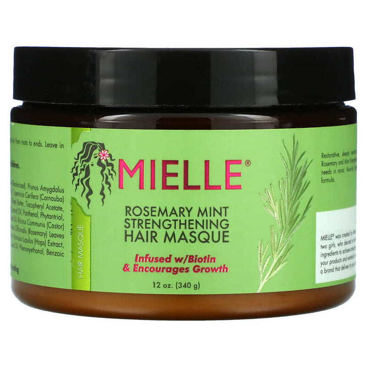 Mielle Strengthening Hair Masque Rosemary Mint 12 oz (340 g) - OZAXU