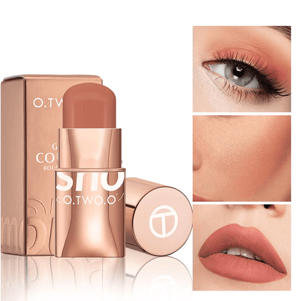 UZ Lipstick Blush 3-in-1 Creamy Eye Makeup 01 - OZAXU