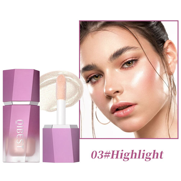 New liquid blush makeup natural matte highlighter 03 Highlight - OZAXU