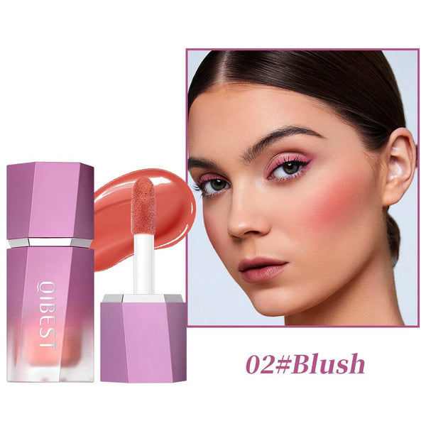 New liquid blush makeup natural matte highlighter 02 Blush - OZAXU