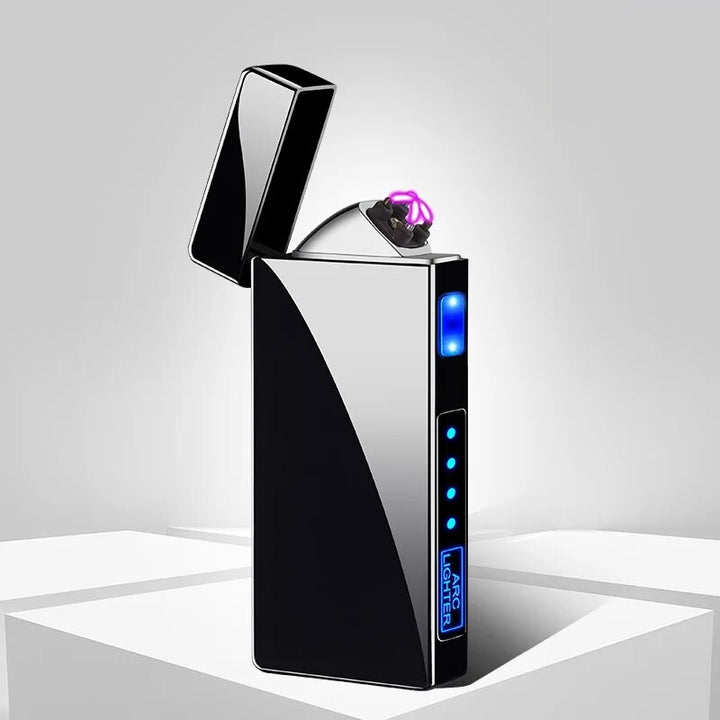 Flameless electric lighter with LED touch screen - OZAXU