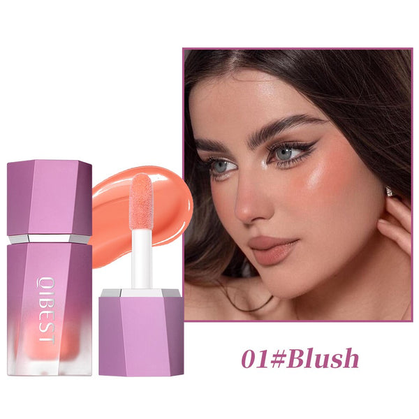 New liquid blush makeup natural matte highlighter 01 Blush - OZAXU
