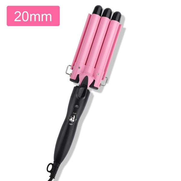 Pink hair curler for girls 20MM - OZAXU