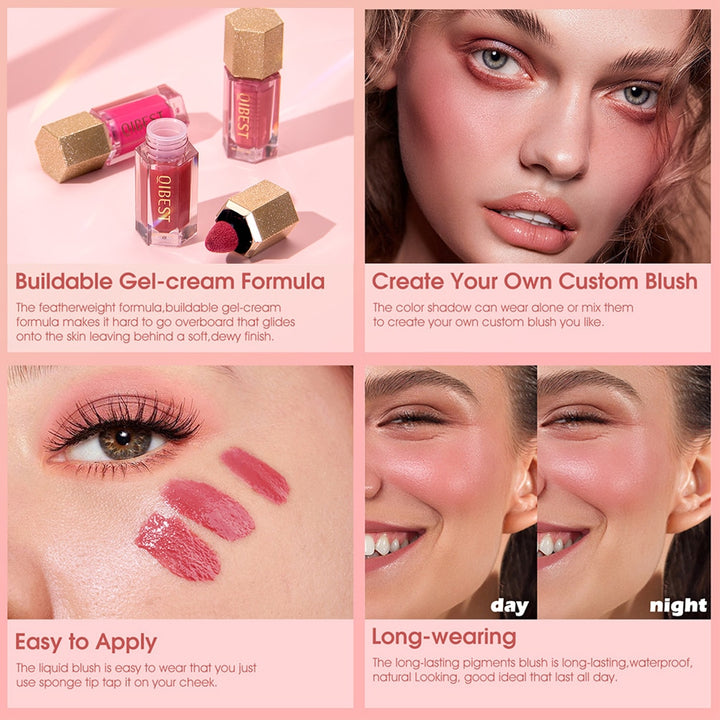 New liquid blush makeup natural matte highlighter 05 Contouring - OZAXU