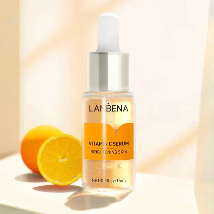 LANBENA Vitamin C Facial Serum Anti Aging Skin Whitening Dark Spots and Freckles - OZAXU