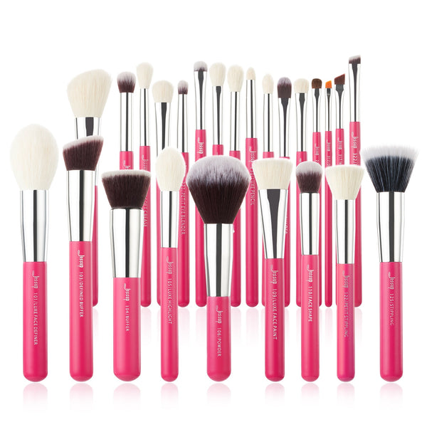 UZ Foundation and eye shadow blending makeup brushes - OZAXU